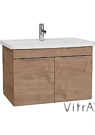 VitrA Vıtra Quadrum Banyo Dolabı Seti 80 cm Açık Meşe 65522