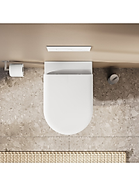 VitrA Integra 121-003-909 Universal Klozet Kapağı, Yavaş Kapanır, Kolay Çıkabilir, Beyaz
