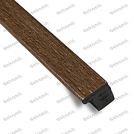 Ahşap Siyah Lambri Köşe Profili 2,4cm