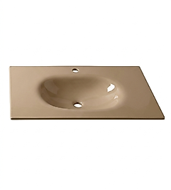 VERTOLA ELYA Cam Lavabo Batarya Delikli 100X60 cm
