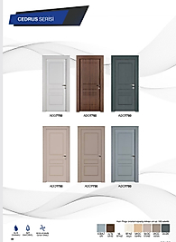 ADOKAPI ODA KAPILARI CEDRUS MODELİ