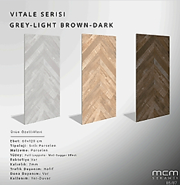 MCM SERAMİK VITALE SERİSİ
