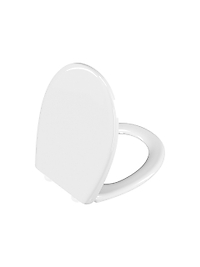VitrA S20 Round 109-003-909 Universal Klozet Kapağı, Yavaş Kapanır, Kolay Çıkabilir, Beyaz