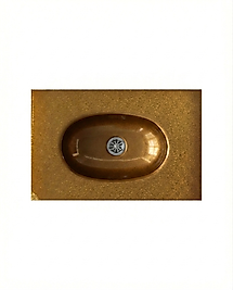 VERTOLA ELİPS Cam Lavabo Batarya Delikli 80X60 cm
