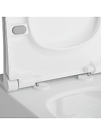 VitrA Integra 121-003-909 Universal Klozet Kapağı, Yavaş Kapanır, Kolay Çıkabilir, Beyaz
