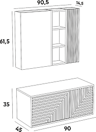 TEKOPLUS SİLVA 85CM ANTRESİT YEŞİL