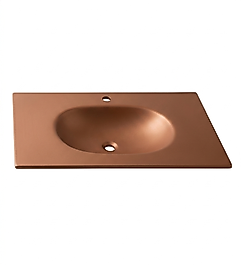 VERTOLA ELYA Cam Lavabo Batarya Delikli 100X60 cm