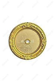 Altın Oval Saray Tavan 60 cm