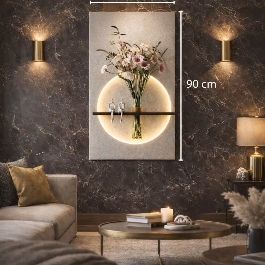 Modern LED'li tablo MDF