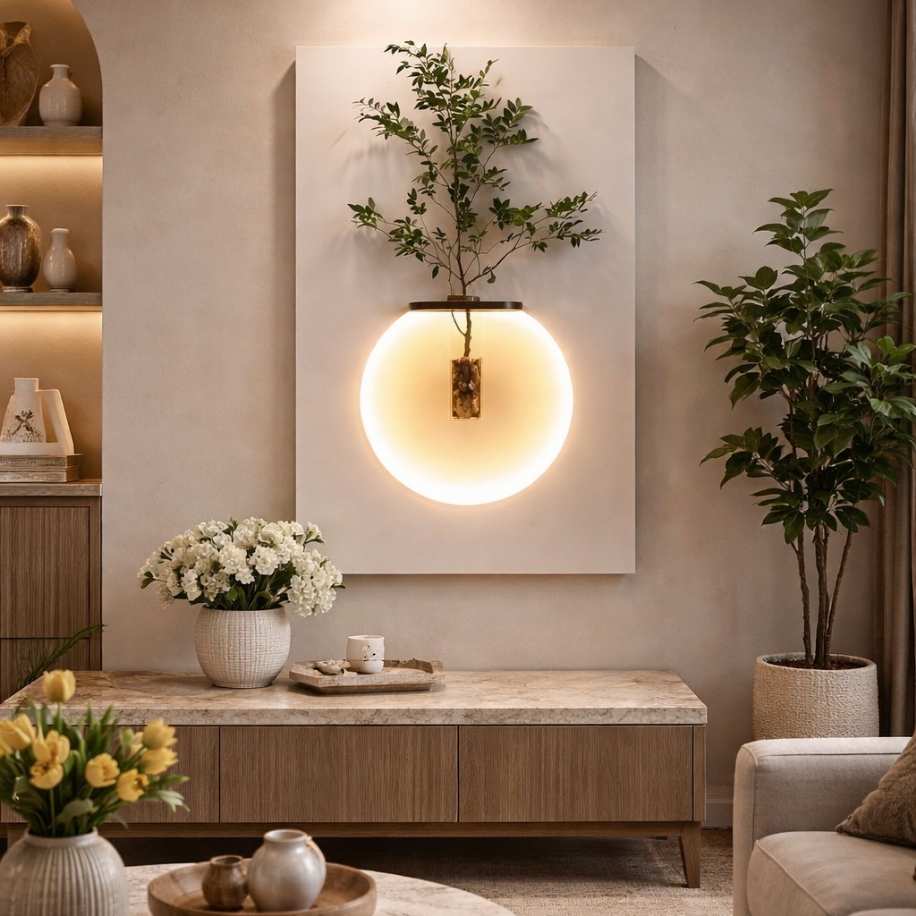 Modern LED'li tablo MDF