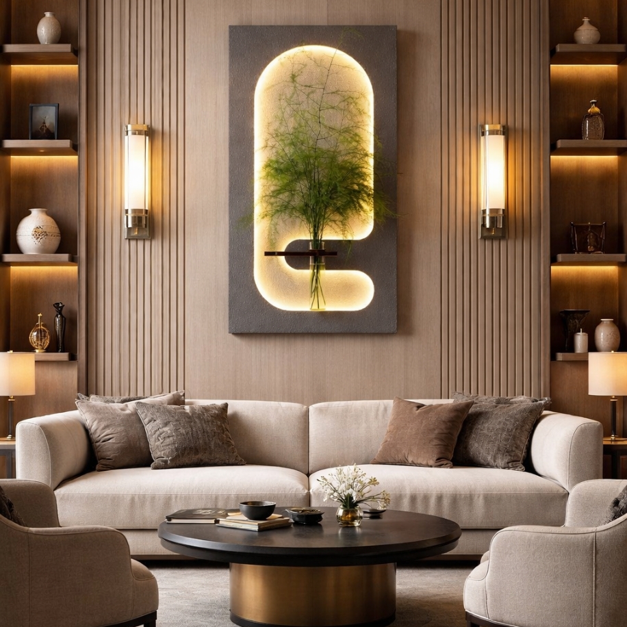 Modern LED'li tablo MDF